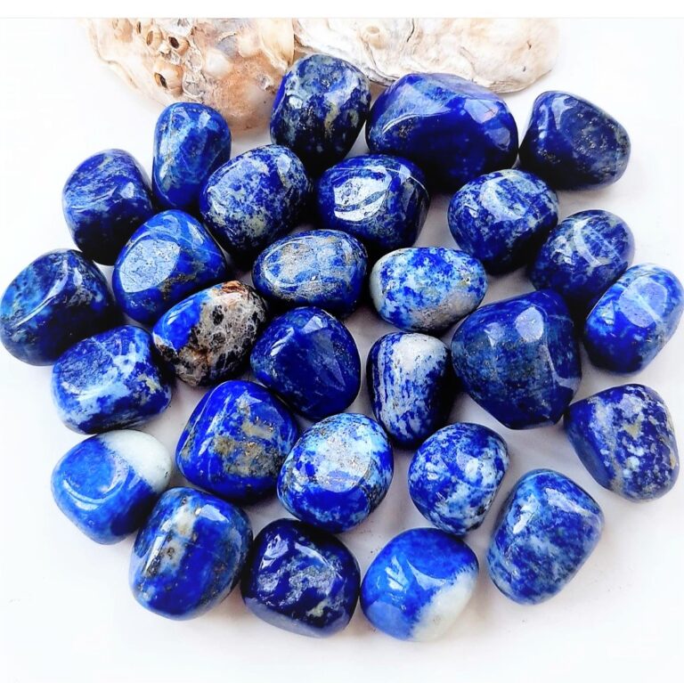 lapis lazuli med pyrit AA