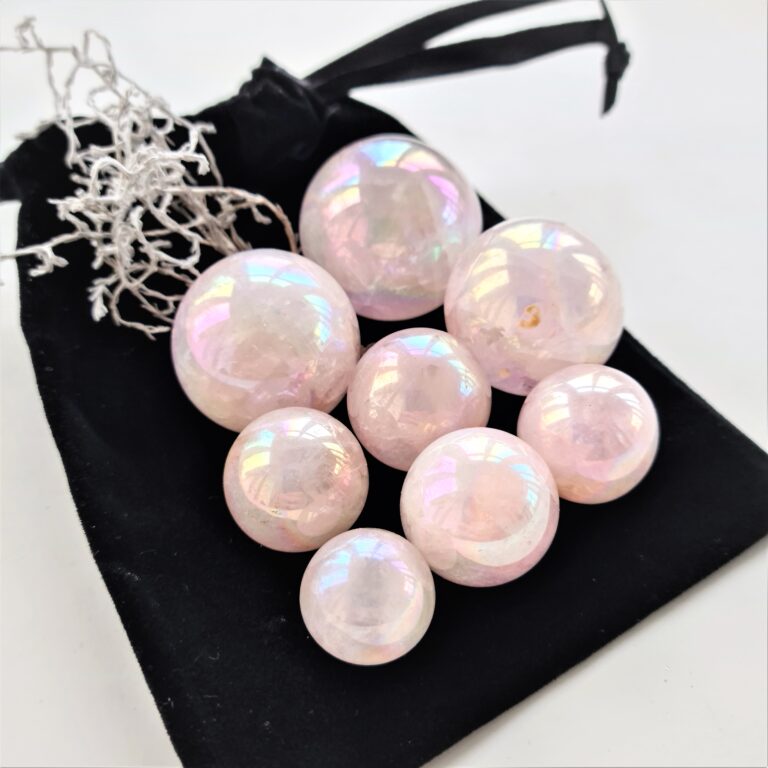 rose aura quartz kulor