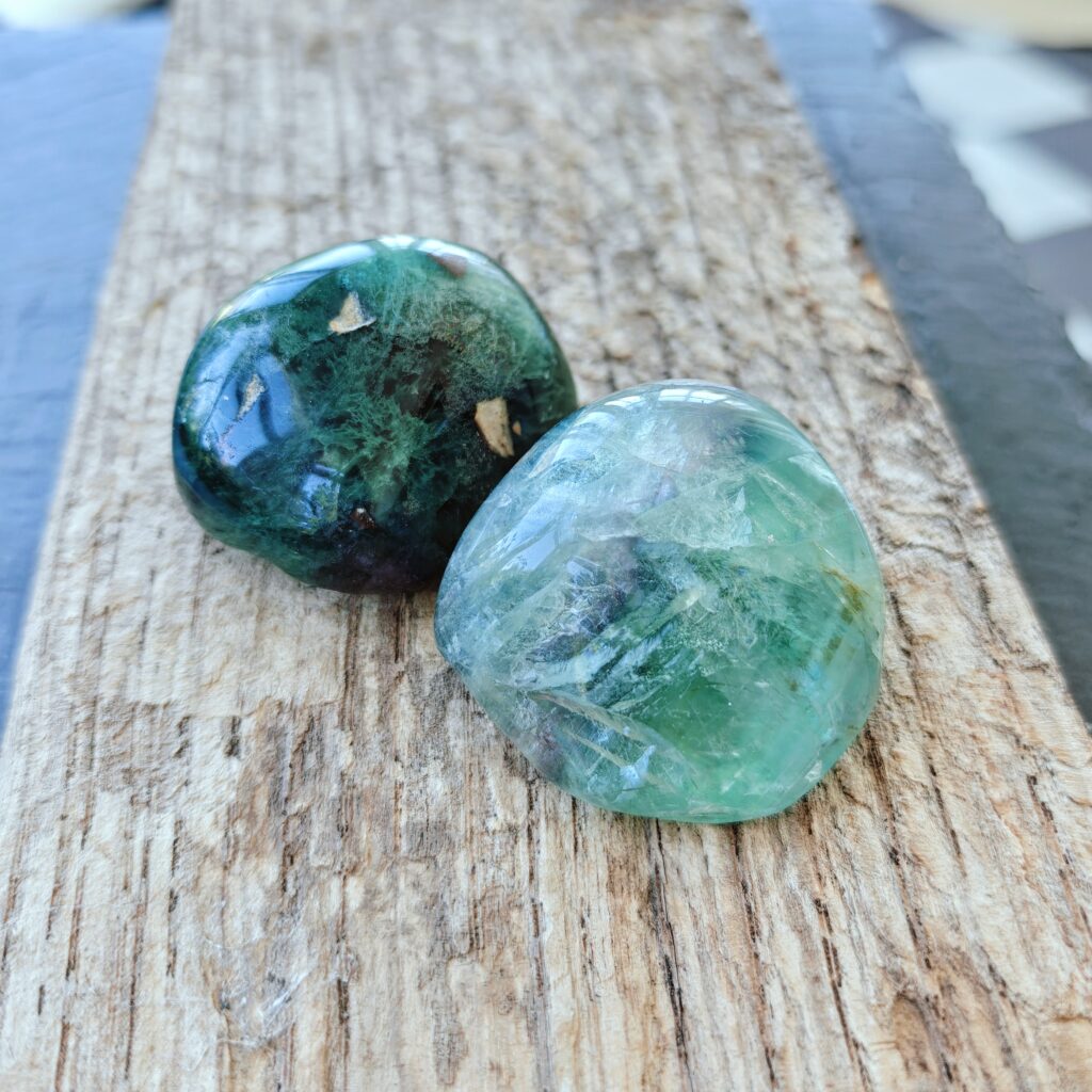 fluorit stora slipade