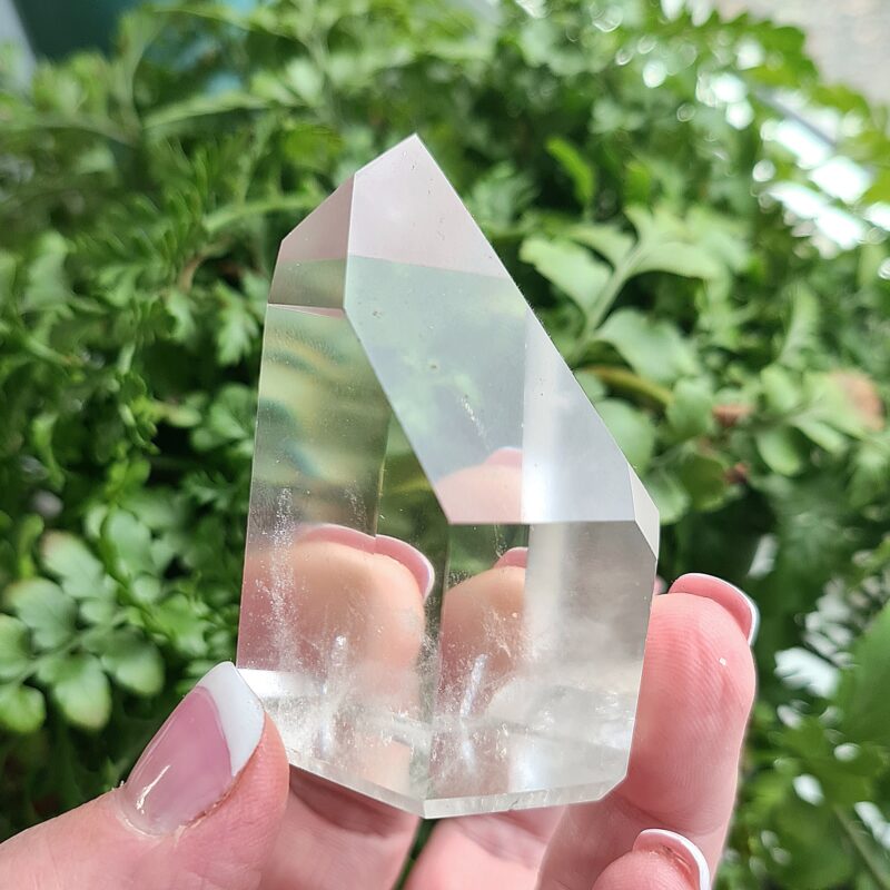 Bergkristall slipad spets #1