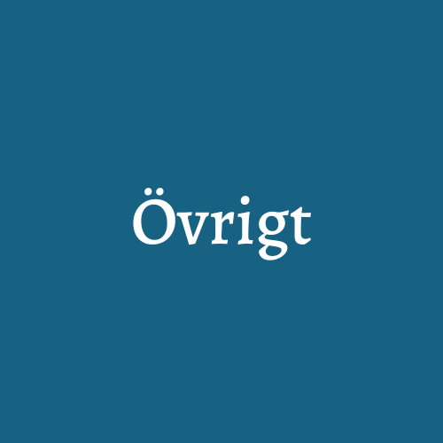 Övrigt