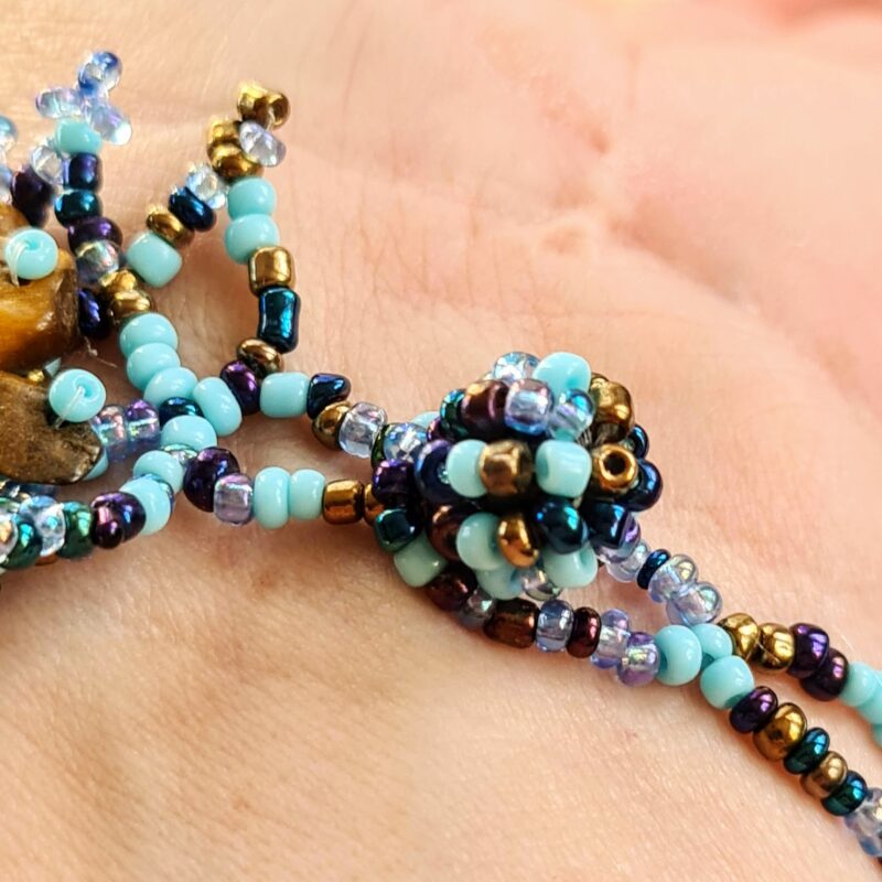 Armband - turkost - blandade stenar 3